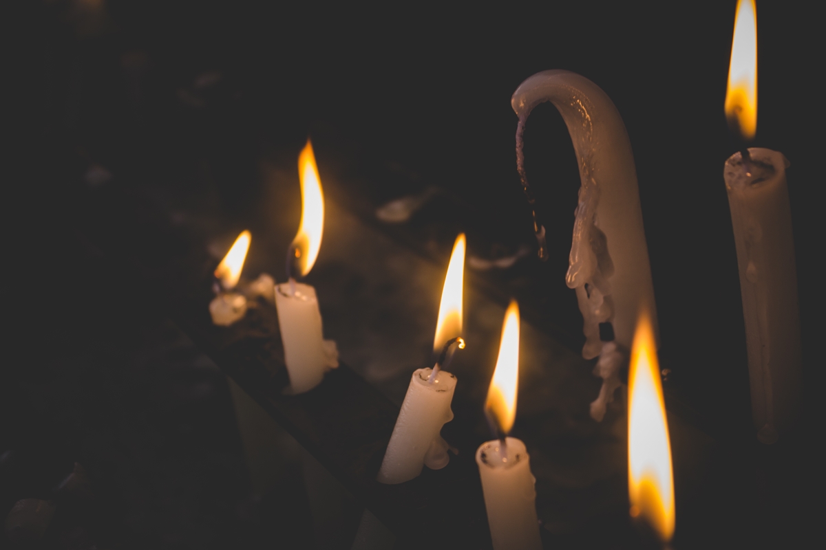 lighting a candle for the soul, funeral home, funeral service
