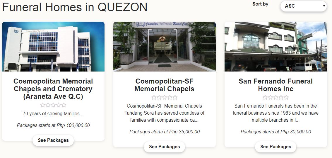 funerallink, funeral home in the Philippines online booking